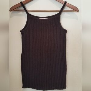 Tocca Dark Purple Tank Sweater